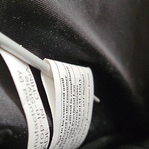 Crop In Style Bag Navy Canvas Scrapbooking Pen Holders Pockets Adjustable Strap - Picture 7 of 8